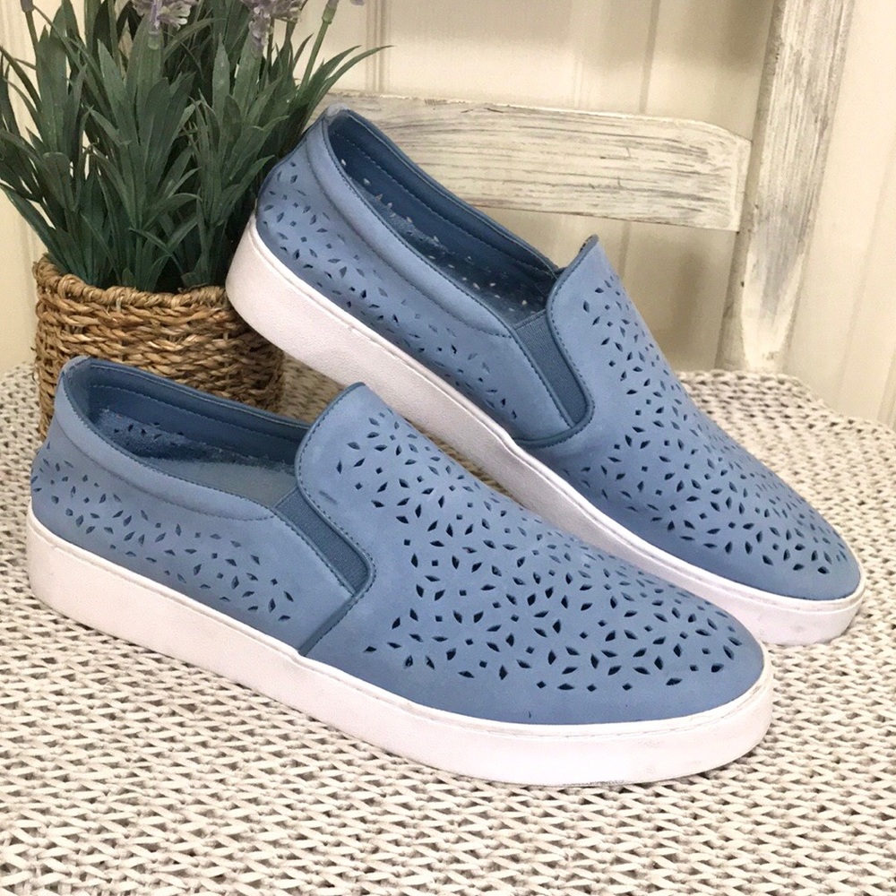 Vionic Splendid Midi Perforated Slip-On Blue - image 4